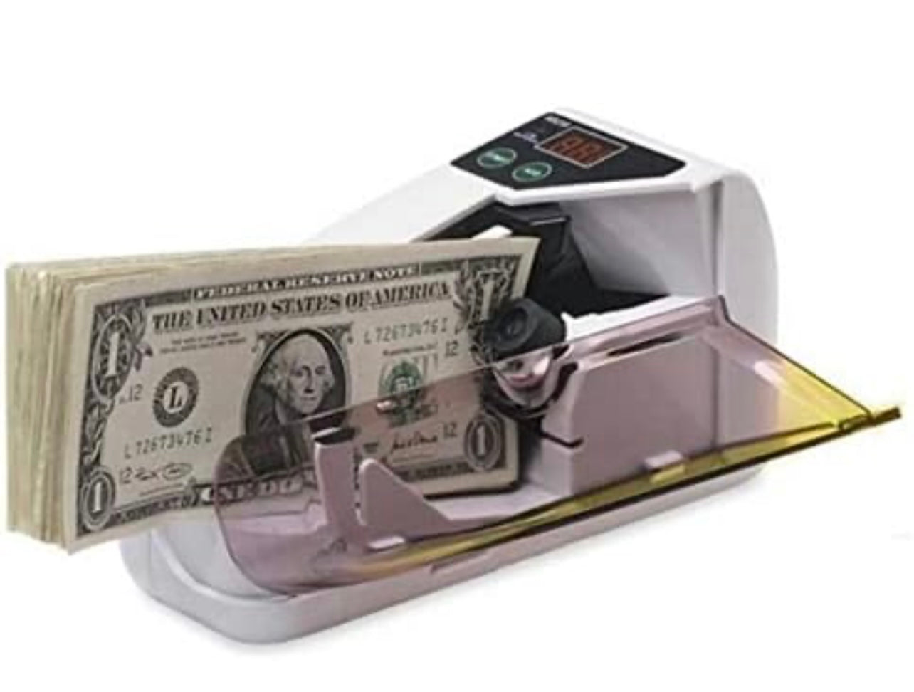 Handy Counter Portable Note Currency Counting Machine with cover and adapter