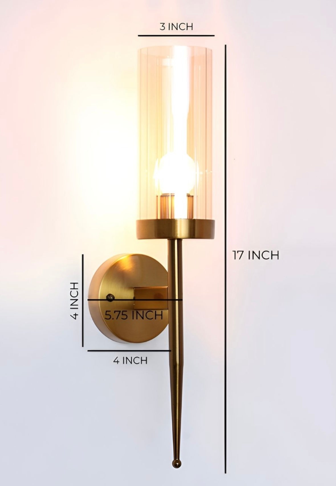 Traditional Metal Wall Lamp
