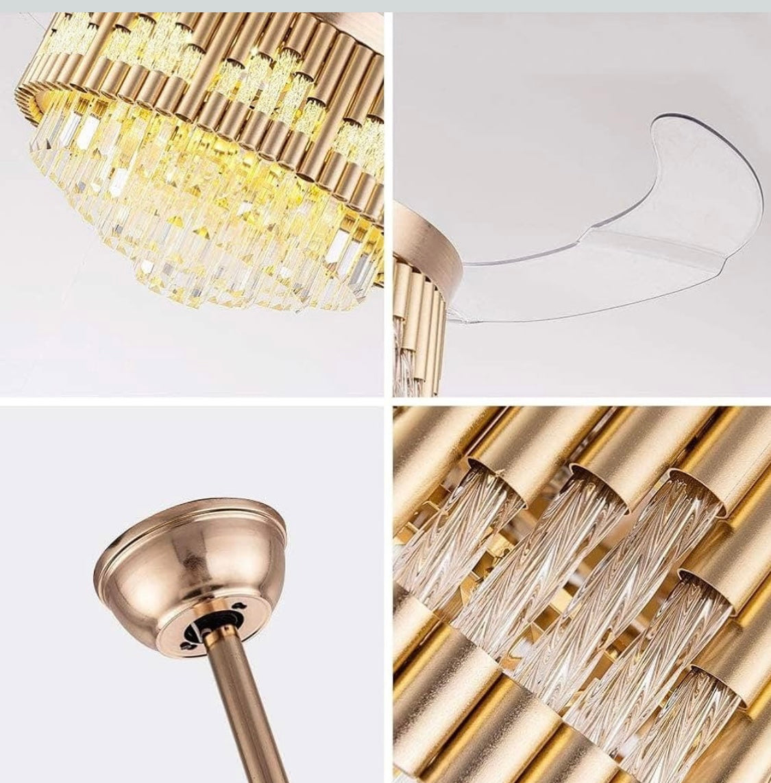 Crystal Chandelier Fan | K6026