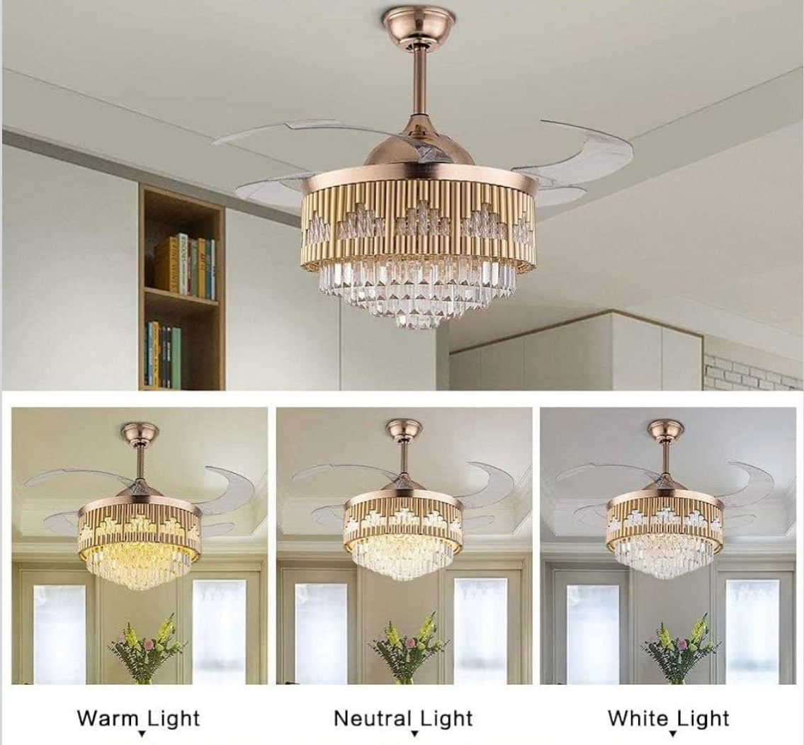 Crystal Chandelier Fan | K6026