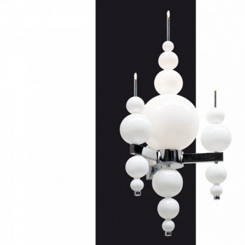 Fari Tears White Moon Design Suspending Wall Light Model Series W6526-3