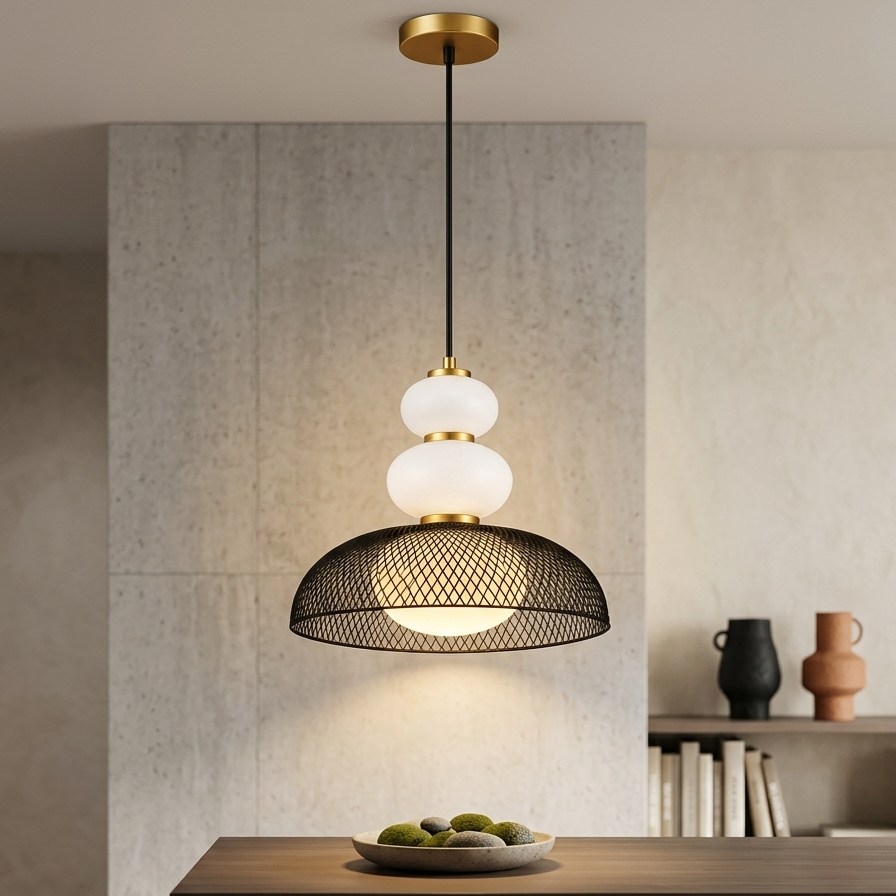 Mesh Hanging Light || 357B