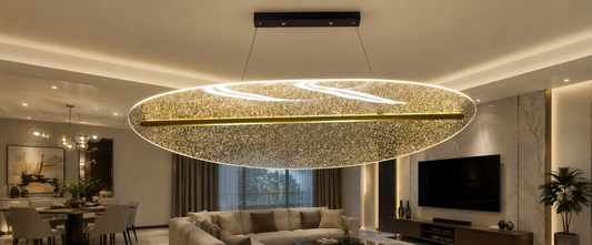 Curve Shaped LED Hanging Light