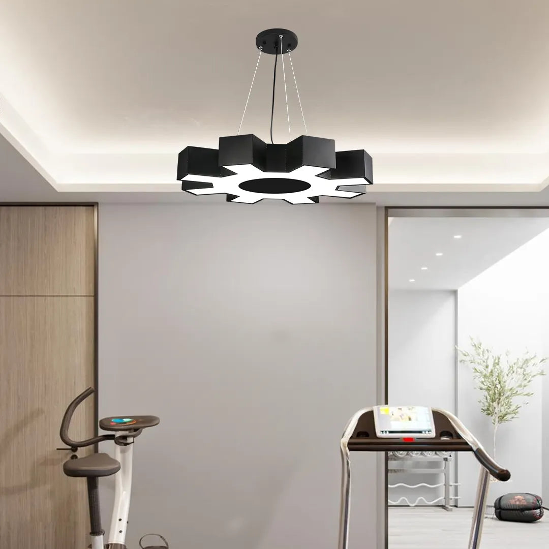 LED Gear Shape Hanging Light