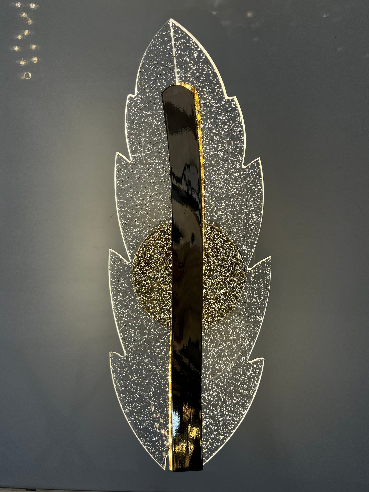 Feather Leaf Wall Lamp