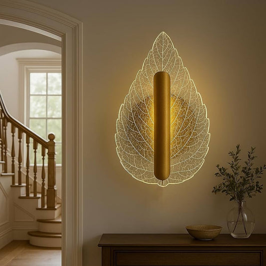 Paan Leaf Wall Lamp Design