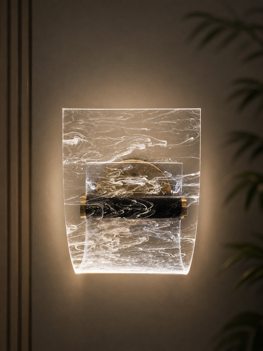 Curved Acrylic Wall Light |G04-24