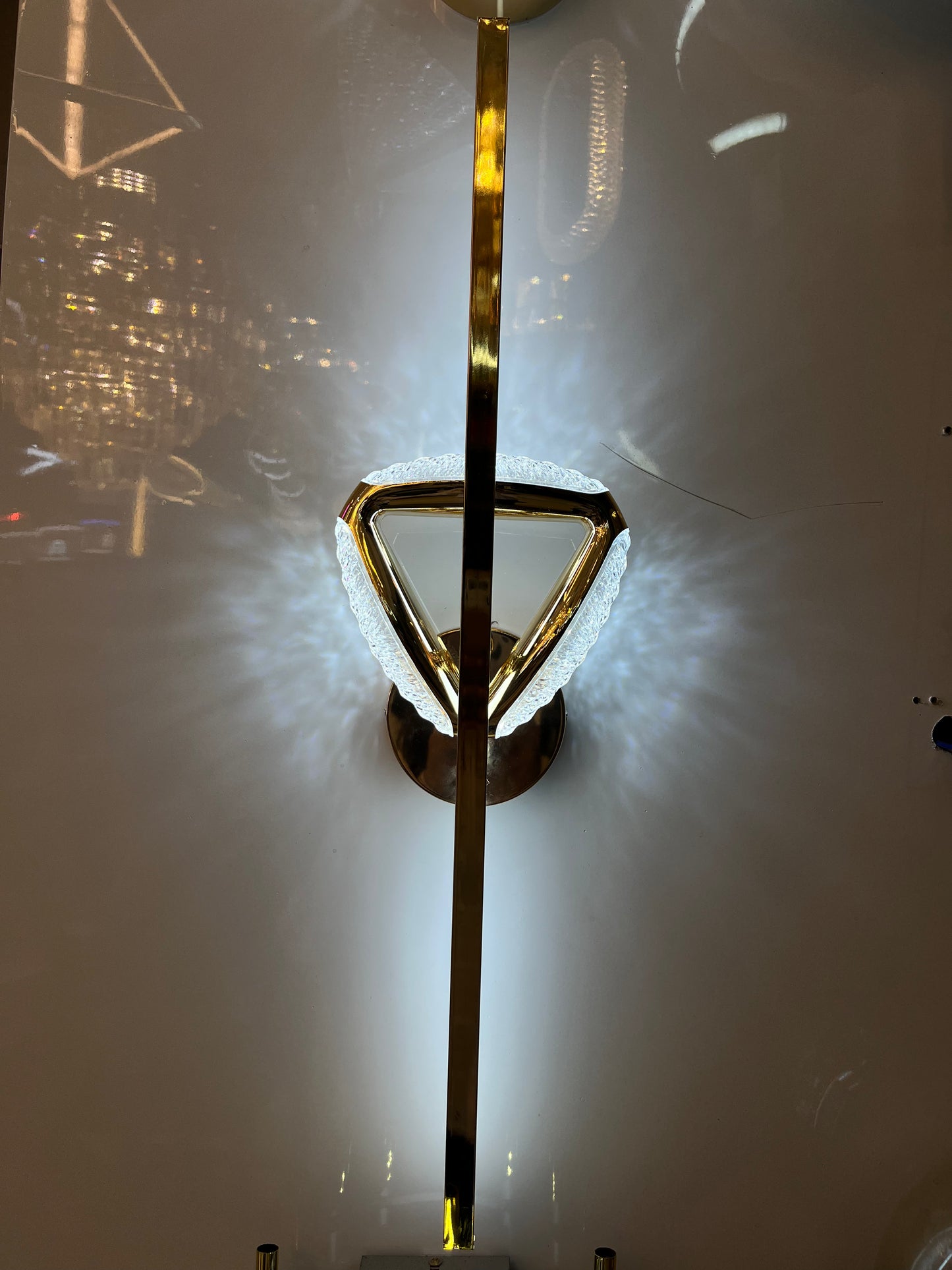 Triangle Crystal Wall Light| 3097