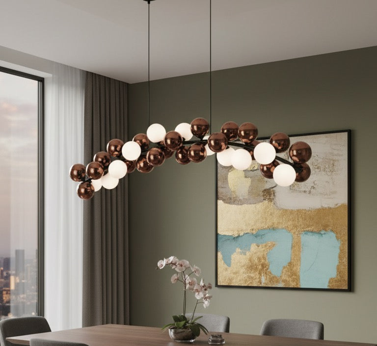 30 Glass Balls Chandelier | 5170