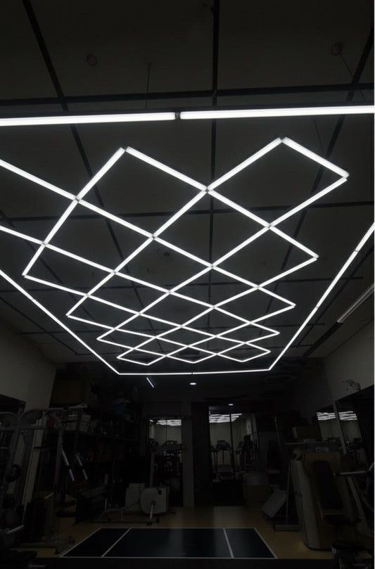 Gym Profile Lights | Square with Boarders (Set-D)