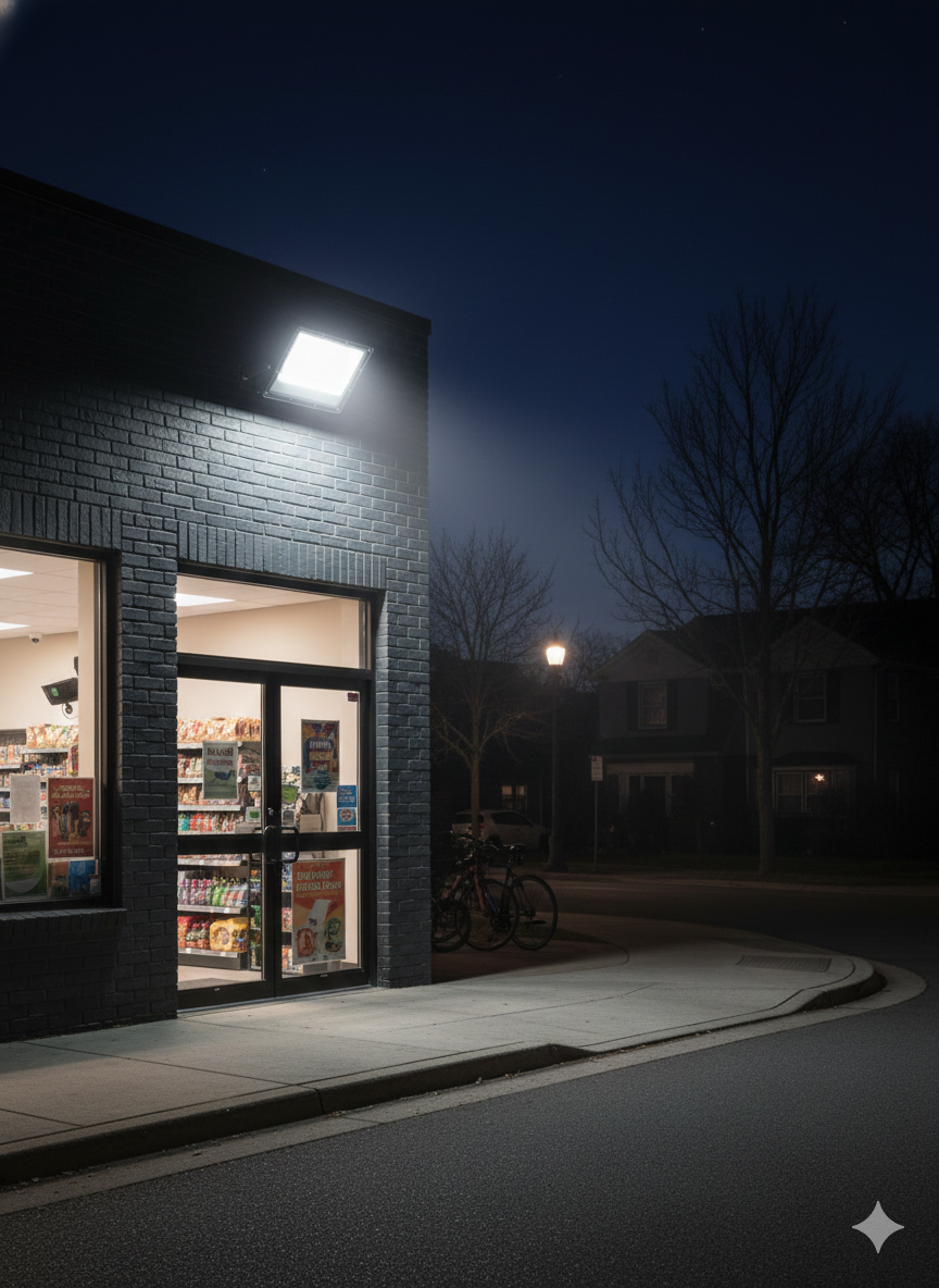 Lens Flood Light Outdoor Rainproof