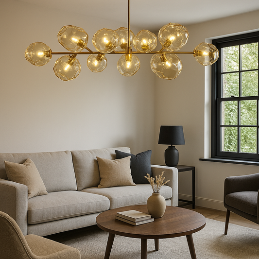 Amber Bloom Chandelier | 623-14