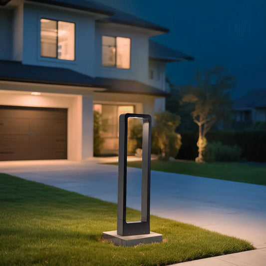 Garden Rectangular Bollard Lights