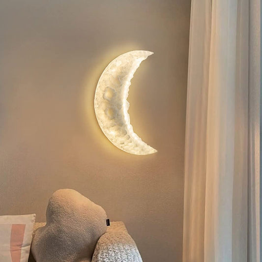 Resin Art Moon Wall Light | 9368-1