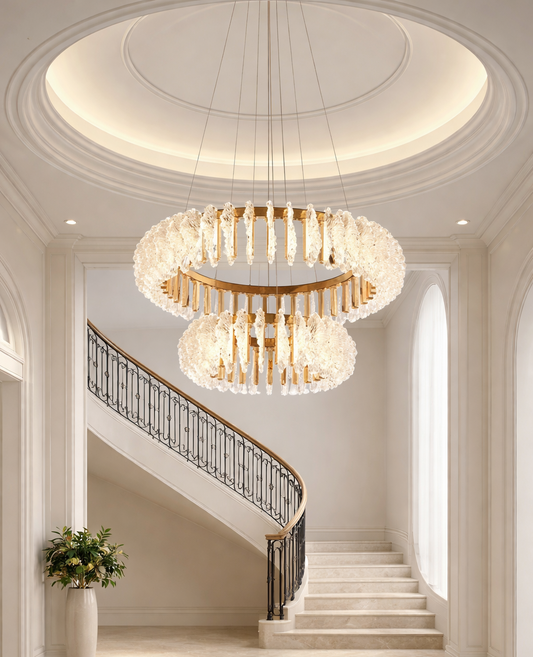 Double Layer Crystal Chandelier | A-981