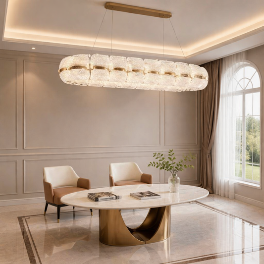 Crystal Linear Chandelier | A980