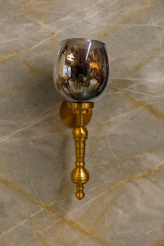 Vintage Luxe Smoke Wall Lamp | 8021-B