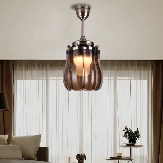 Dodo Ceiling Fan With Lamp, Remote, 6 Speed, Reversible BLDC, Metal Body, Acrylic Blades | 101642