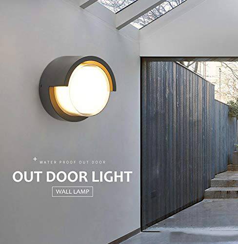 MODERN WALL SCONCE LIGHT FIXTURE ROUND 3000K WATERPROOF ACRYLIC WALL LIGHT (WARM WHITE) LX919