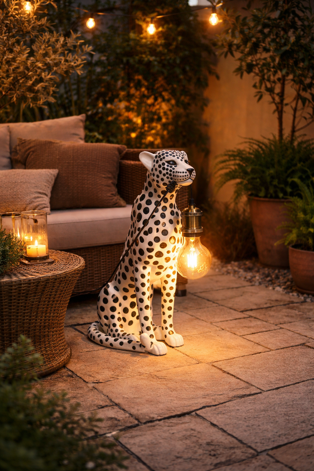 Leopard Floor Lamp