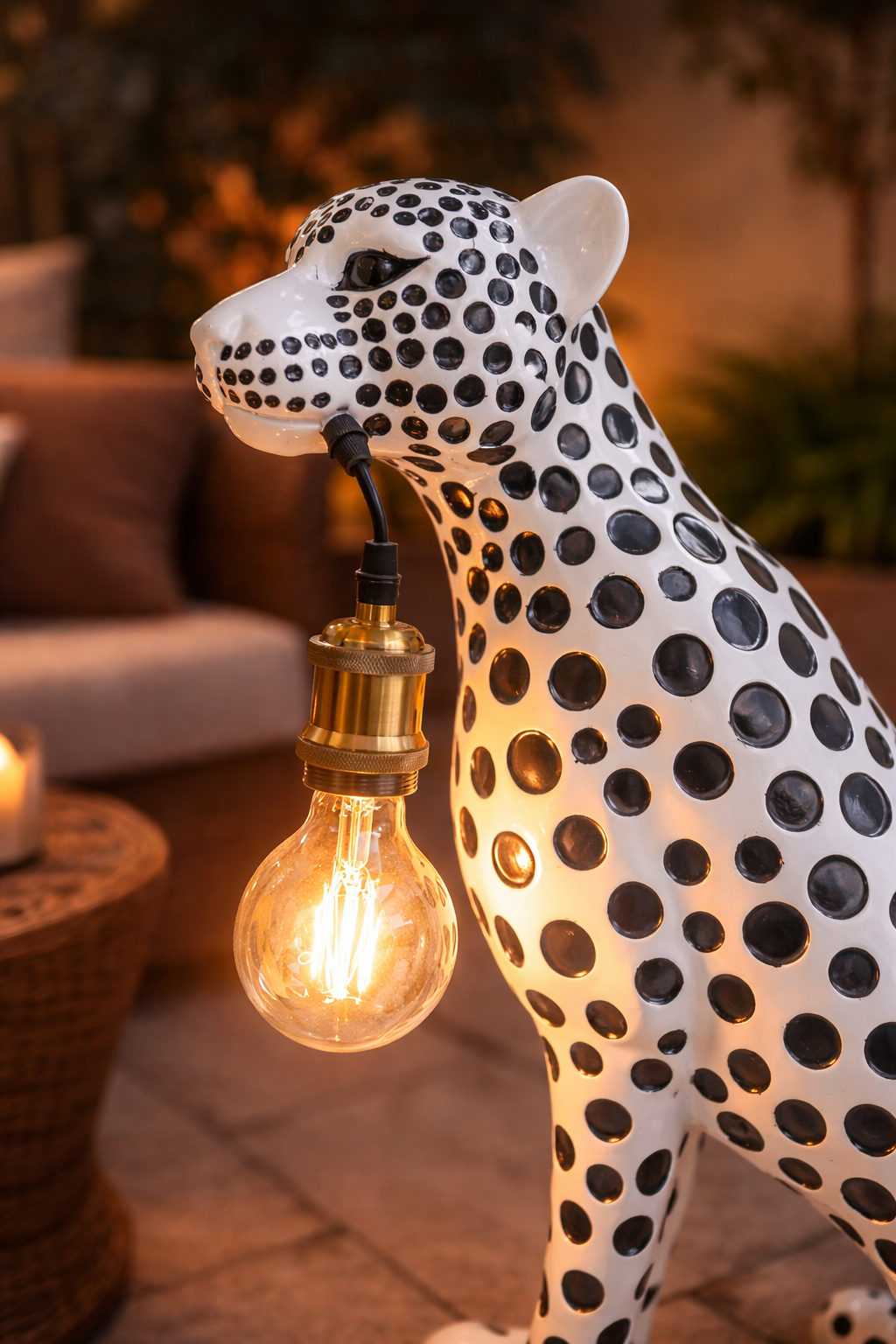 Leopard Floor Lamp