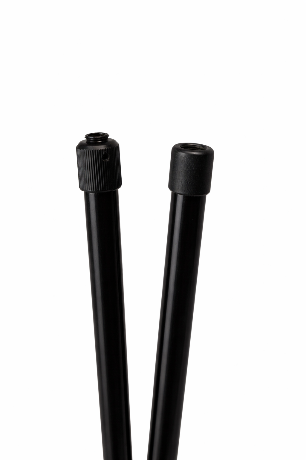 Metal Hanging Rods for Track with Adjustable Height (Pack of 2)