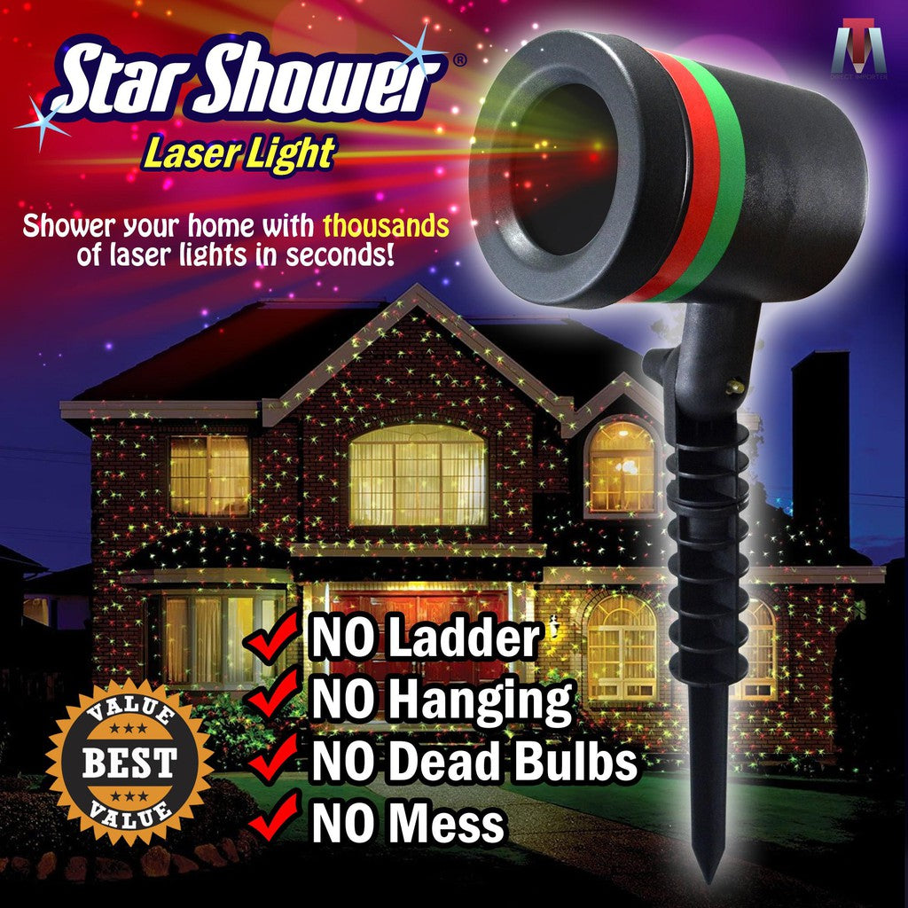 Star Shower Laser Light Device 8M Zone
