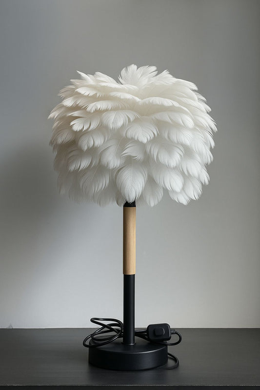 Feather Style Table Lamp