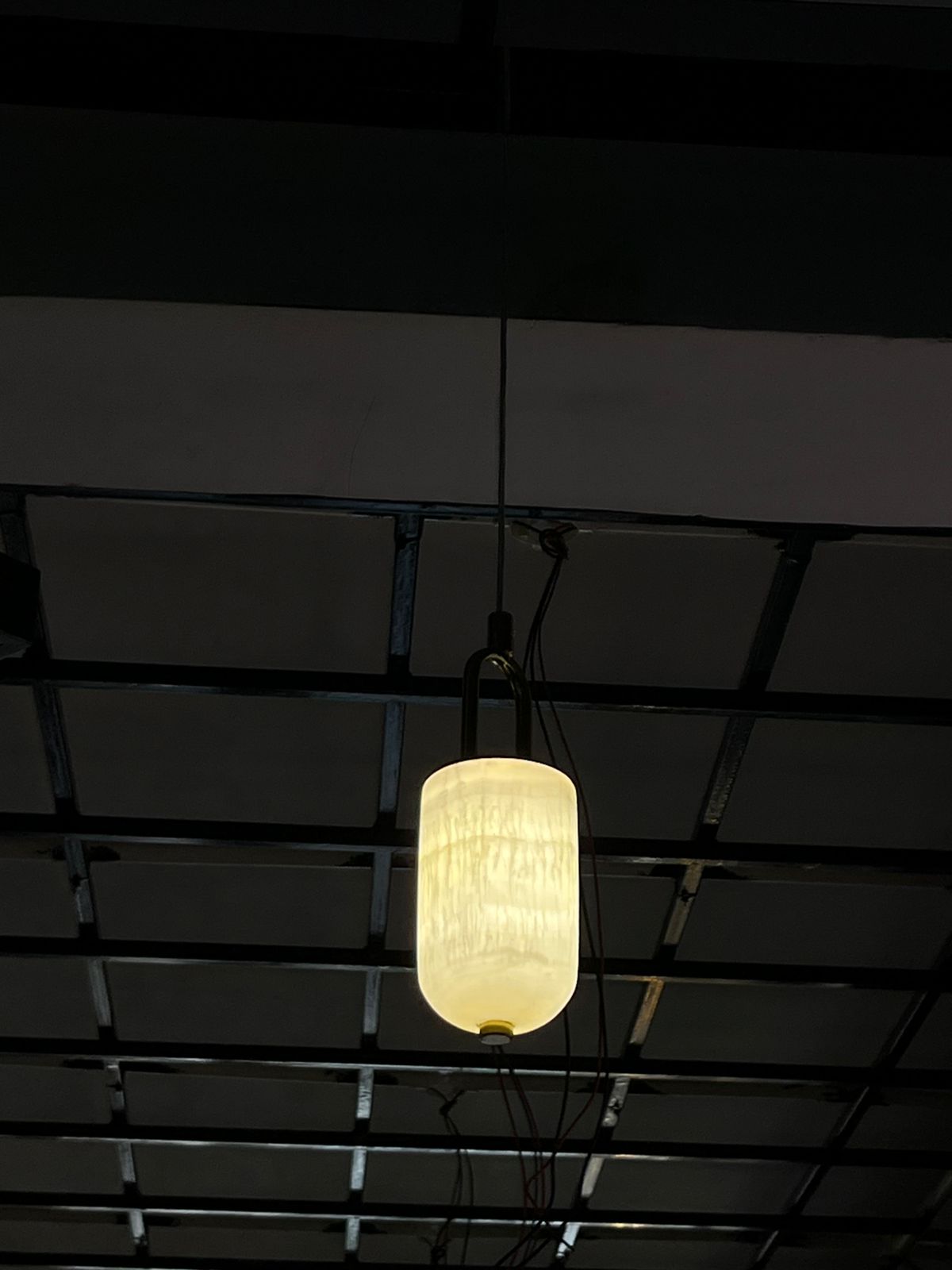 Cylindrical Hanging Pendant  |A1424-1 AB