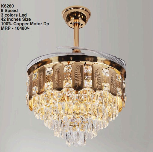 Ochomax K6260 Chandelier Fan