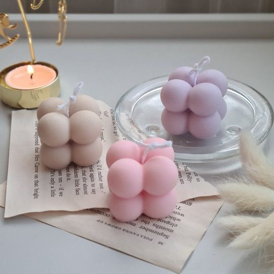 Scented Mini Cubic Candle (CC002) Pack of 12pcs